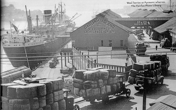 wool lorries